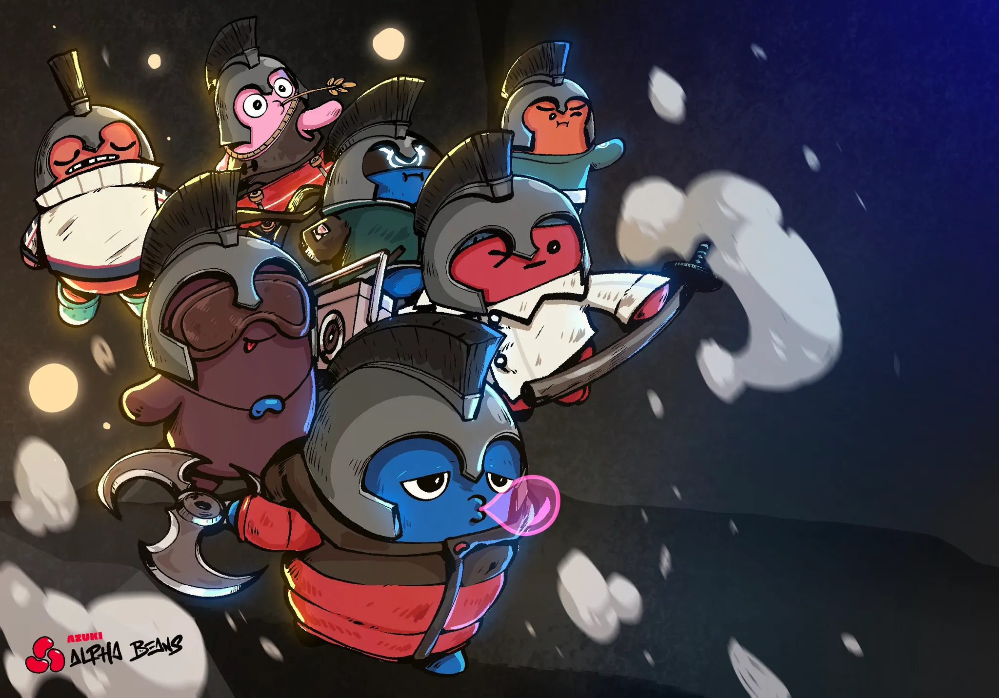 Alpha Beans Trojan branded PNL card