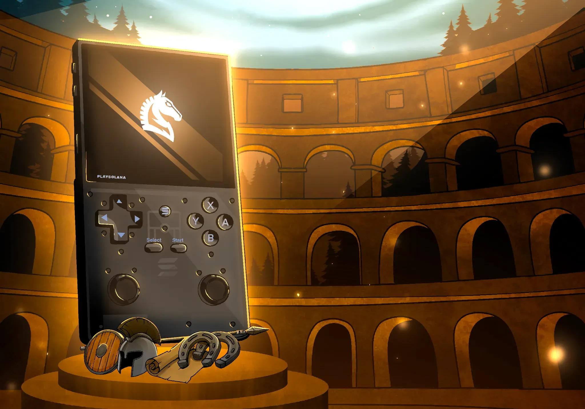 Play Solana Trojan branded PNL card