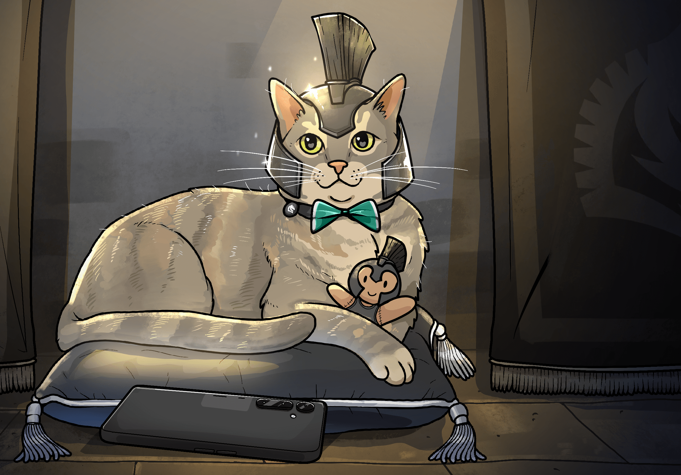 Elizabth Cat Trojan branded PNL card