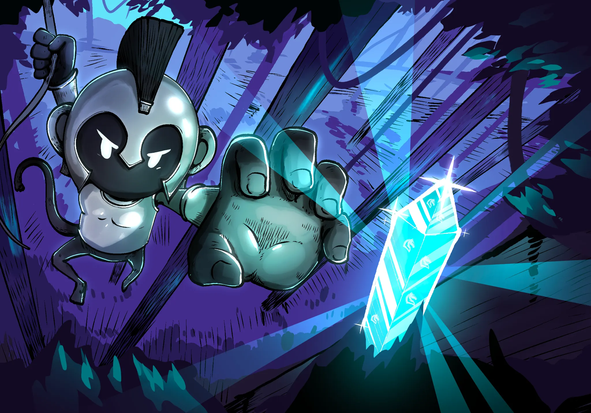 The Chimpions Trojan branded PNL card