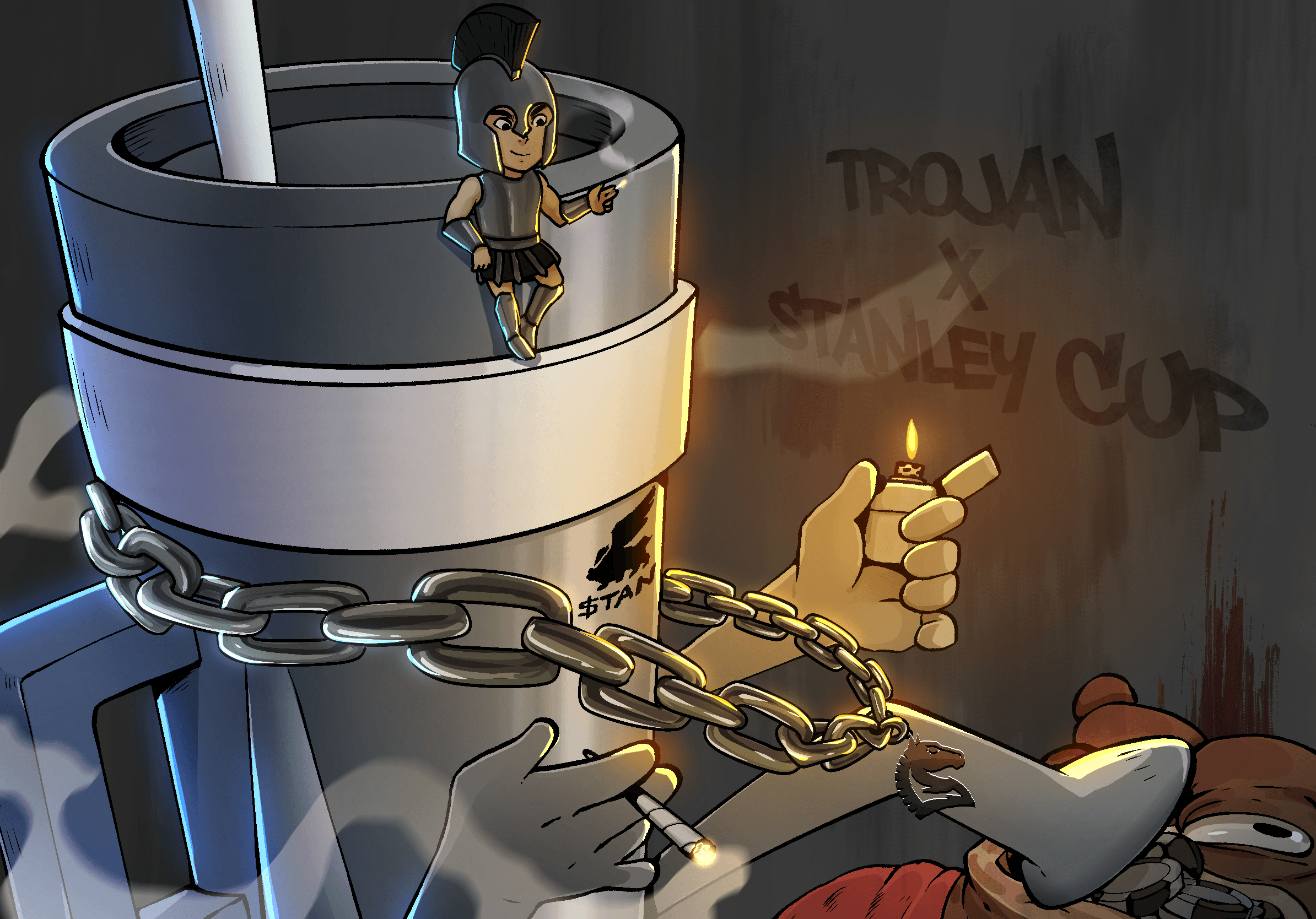 Stanley Trojan branded PNL card